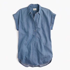 J.Crew Chambray Popover